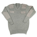 100% lã Commando Sweater Pullover militar